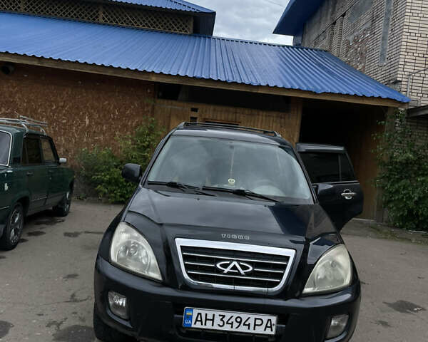 Чорний Чері Тігго, об'ємом двигуна 2 л та пробігом 147 тис. км за 4000 $, фото 1 на Automoto.ua