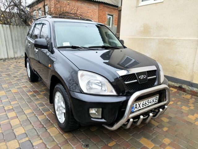 Чорний Чері Тігго, об'ємом двигуна 2 л та пробігом 170 тис. км за 4300 $, фото 14 на Automoto.ua