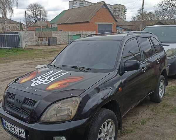 Чорний Чері Тігго, об'ємом двигуна 2.4 л та пробігом 126 тис. км за 4300 $, фото 1 на Automoto.ua