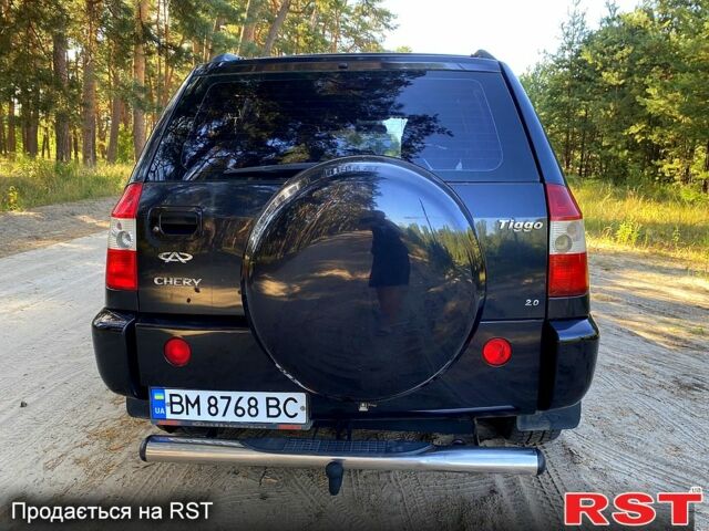 Черный Чери Тигго, объемом двигателя 2 л и пробегом 185 тыс. км за 2950 $, фото 4 на Automoto.ua