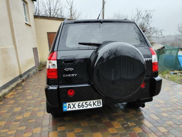 Чорний Чері Тігго, об'ємом двигуна 2 л та пробігом 170 тис. км за 4300 $, фото 4 на Automoto.ua