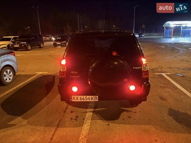 Черный Чери Тигго, объемом двигателя 2 л и пробегом 170 тыс. км за 3000 $, фото 1 на Automoto.ua