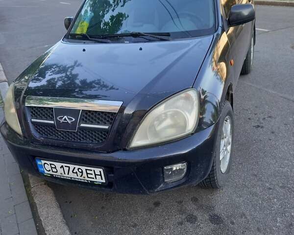 Черный Чери Тигго, объемом двигателя 2 л и пробегом 313 тыс. км за 2400 $, фото 1 на Automoto.ua