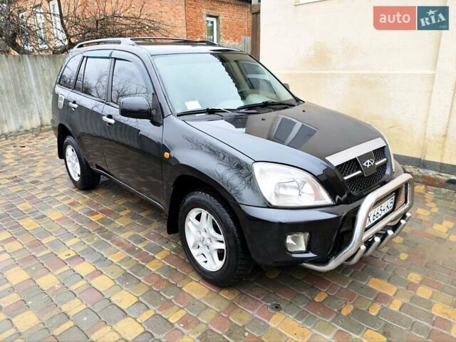 Чорний Чері Тігго, об'ємом двигуна 2 л та пробігом 170 тис. км за 4300 $, фото 1 на Automoto.ua