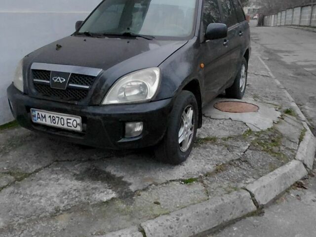 Чорний Чері Тігго, об'ємом двигуна 2 л та пробігом 287 тис. км за 2700 $, фото 3 на Automoto.ua