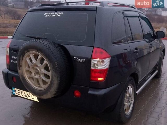 Черный Чери Тигго, объемом двигателя 2.4 л и пробегом 234 тыс. км за 4600 $, фото 3 на Automoto.ua