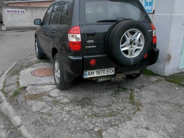 Чорний Чері Тігго, об'ємом двигуна 2 л та пробігом 287 тис. км за 2700 $, фото 2 на Automoto.ua