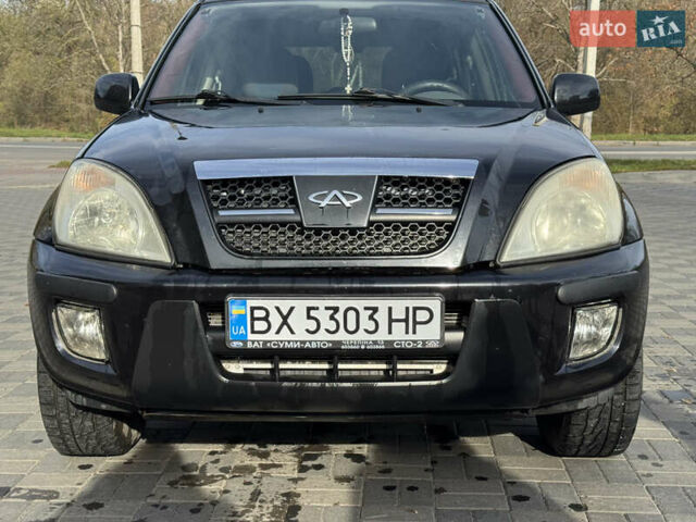 Черный Чери Тигго, объемом двигателя 2.35 л и пробегом 165 тыс. км за 3700 $, фото 3 на Automoto.ua