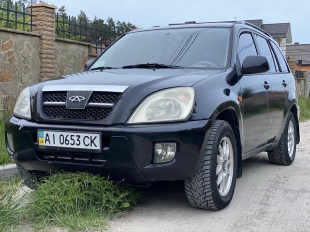 Черный Чери Тигго, объемом двигателя 2.4 л и пробегом 80 тыс. км за 4500 $, фото 1 на Automoto.ua