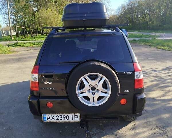 Черный Чери Тигго, объемом двигателя 2 л и пробегом 114 тыс. км за 3500 $, фото 6 на Automoto.ua
