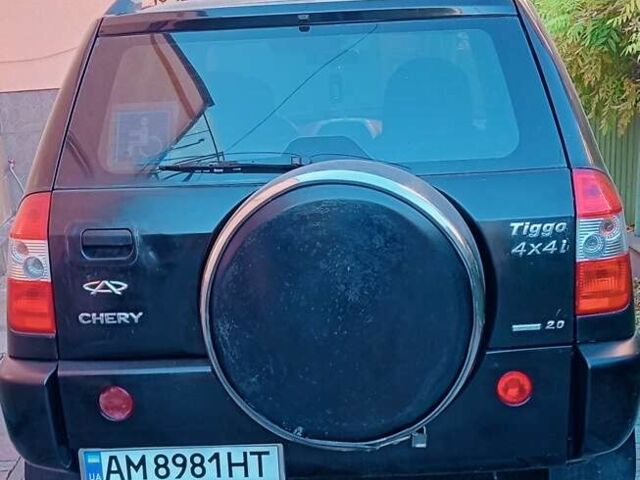 Черный Чери Тигго, объемом двигателя 1.97 л и пробегом 241 тыс. км за 3500 $, фото 3 на Automoto.ua