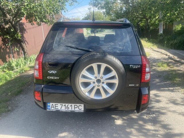 Черный Чери Тигго, объемом двигателя 1.8 л и пробегом 129 тыс. км за 5500 $, фото 3 на Automoto.ua