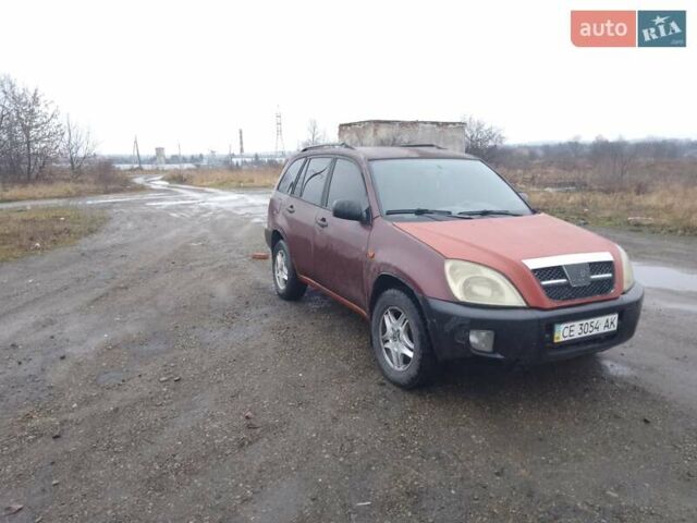 Красный Чери Тигго, объемом двигателя 2 л и пробегом 160 тыс. км за 2800 $, фото 1 на Automoto.ua