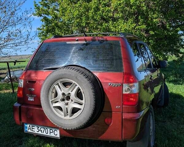 Красный Чери Тигго, объемом двигателя 2 л и пробегом 223 тыс. км за 3900 $, фото 3 на Automoto.ua