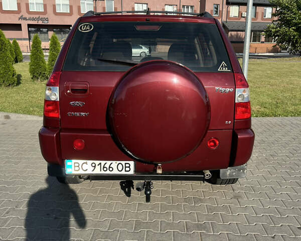 Красный Чери Тигго, объемом двигателя 2 л и пробегом 100 тыс. км за 4499 $, фото 3 на Automoto.ua
