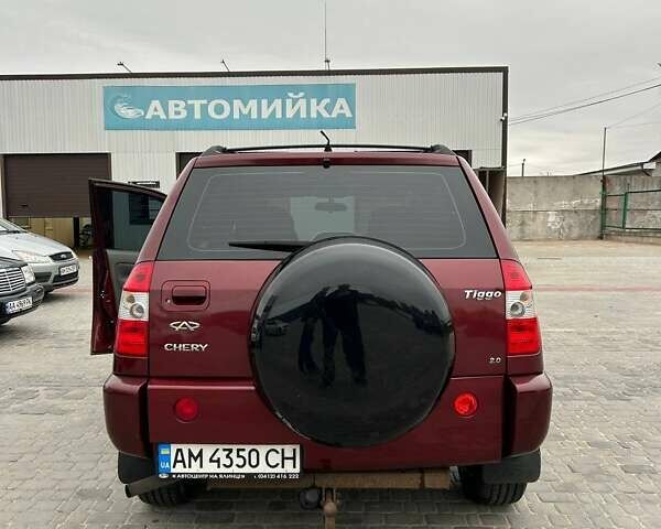 Красный Чери Тигго, объемом двигателя 2 л и пробегом 192 тыс. км за 4200 $, фото 11 на Automoto.ua