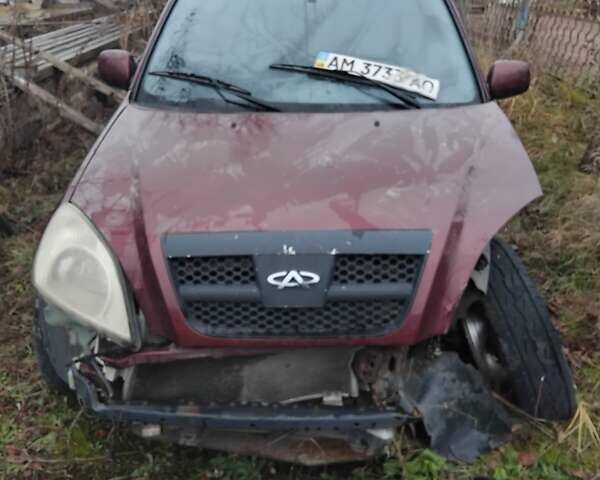 Червоний Чері Тігго, об'ємом двигуна 2 л та пробігом 156 тис. км за 2000 $, фото 1 на Automoto.ua