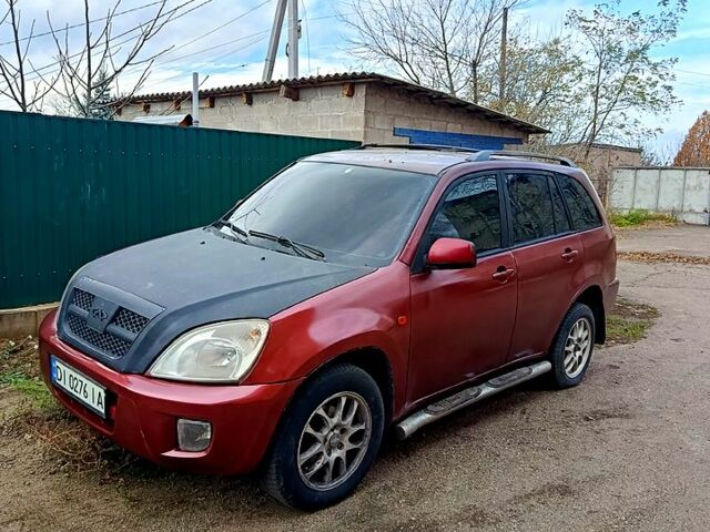 Красный Чери Тигго, объемом двигателя 2.4 л и пробегом 0 тыс. км за 3000 $, фото 1 на Automoto.ua
