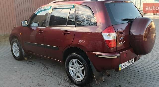 Червоний Чері Тігго, об'ємом двигуна 2 л та пробігом 87 тис. км за 5199 $, фото 1 на Automoto.ua