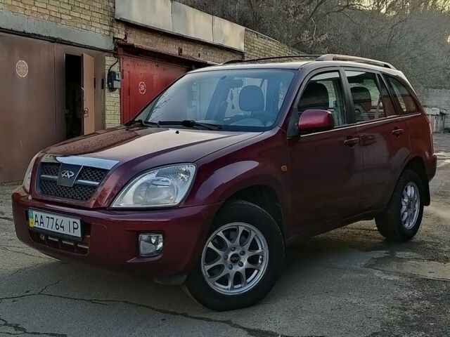 Красный Чери Тигго, объемом двигателя 2.4 л и пробегом 104 тыс. км за 3950 $, фото 1 на Automoto.ua