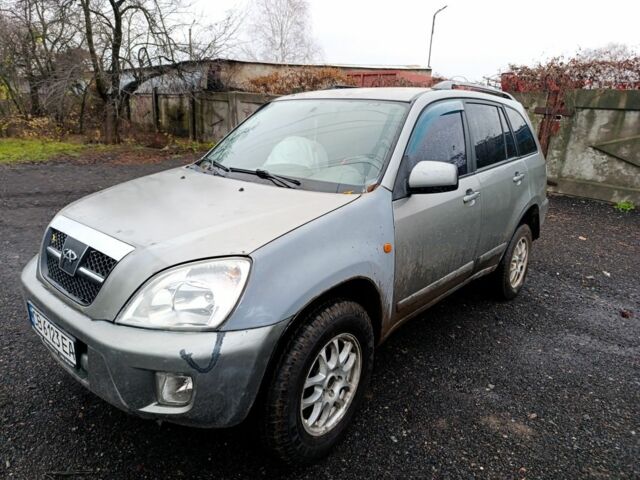 Серый Чери Тигго, объемом двигателя 2.4 л и пробегом 280 тыс. км за 3500 $, фото 1 на Automoto.ua