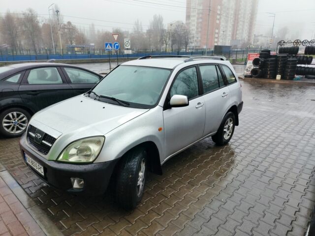 Серый Чери Тигго, объемом двигателя 2 л и пробегом 219 тыс. км за 3000 $, фото 1 на Automoto.ua