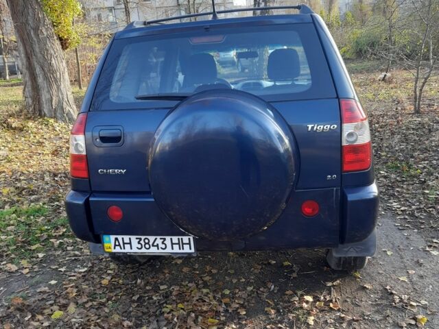 Синий Чери Тигго, объемом двигателя 2 л и пробегом 247 тыс. км за 2500 $, фото 3 на Automoto.ua