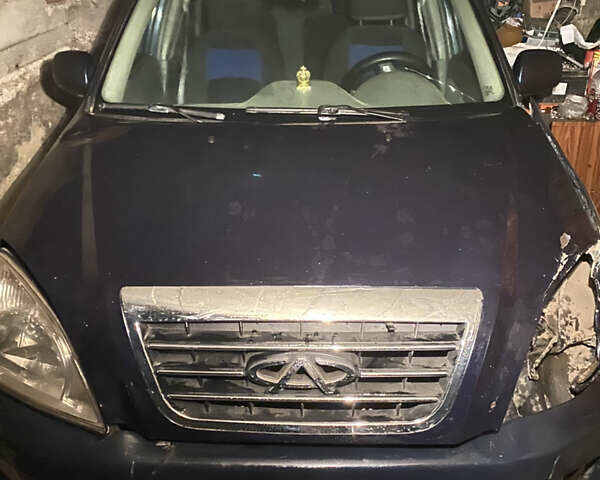 Синий Чери Тигго, объемом двигателя 2 л и пробегом 135 тыс. км за 850 $, фото 1 на Automoto.ua