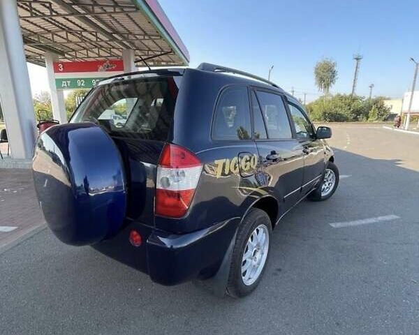 Синий Чери Тигго, объемом двигателя 2.4 л и пробегом 230 тыс. км за 3500 $, фото 1 на Automoto.ua