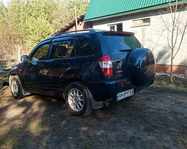 Синий Чери Тигго, объемом двигателя 2.4 л и пробегом 103 тыс. км за 4950 $, фото 3 на Automoto.ua