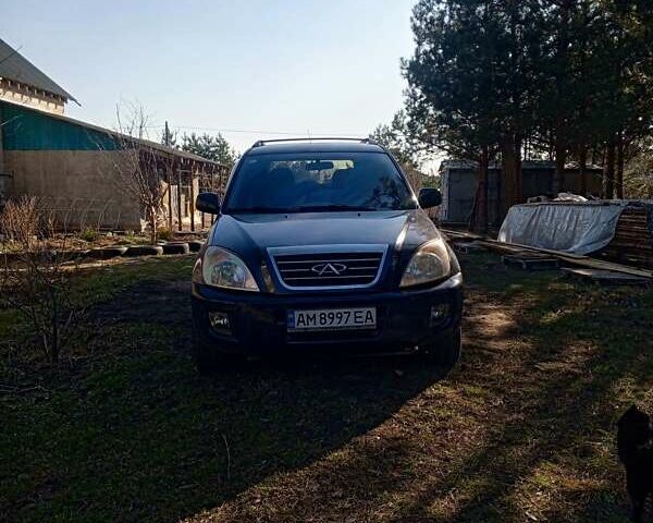 Синий Чери Тигго, объемом двигателя 2.4 л и пробегом 103 тыс. км за 4950 $, фото 1 на Automoto.ua