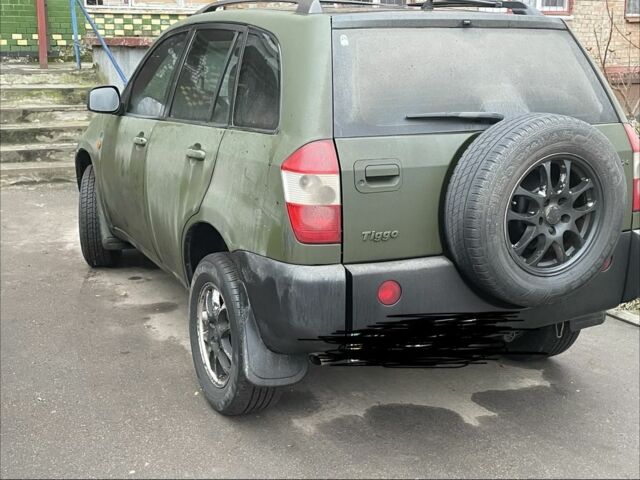 Зеленый Чери Тигго, объемом двигателя 2.4 л и пробегом 261 тыс. км за 3000 $, фото 2 на Automoto.ua