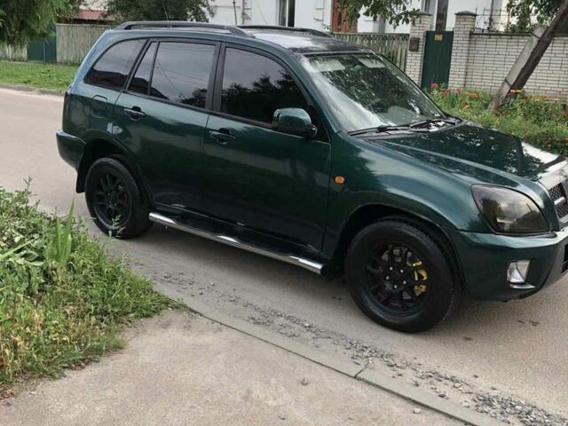 Зеленый Чери Тигго, объемом двигателя 2.4 л и пробегом 212 тыс. км за 4500 $, фото 1 на Automoto.ua
