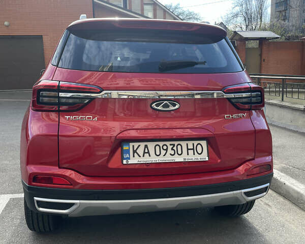 Чери Tiggo 4 2022 в Киеве на Automoto.ua Красный Чери Tiggo 4, объемом двигателя 1.5 л и пробегом 4 тыс. км за 13500 $, фото 2 на Automoto.ua
