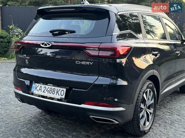 Черный Чери Tiggo 7 Pro, объемом двигателя 1.5 л и пробегом 18 тыс. км за 19500 $, фото 4 на Automoto.ua
