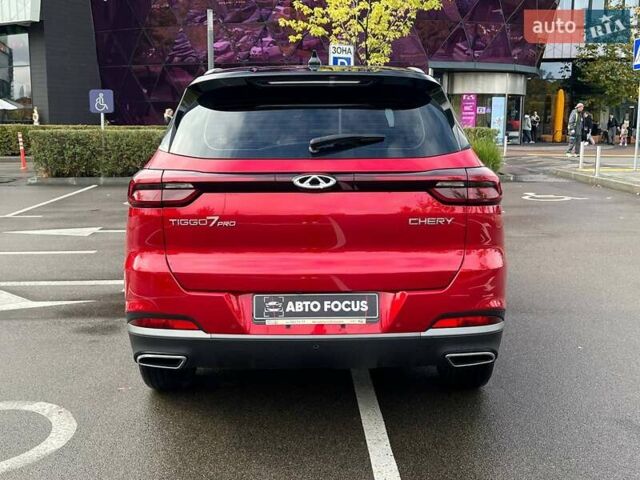 Червоний Чері Tiggo 7 Pro, об'ємом двигуна 1.5 л та пробігом 39 тис. км за 15690 $, фото 5 на Automoto.ua