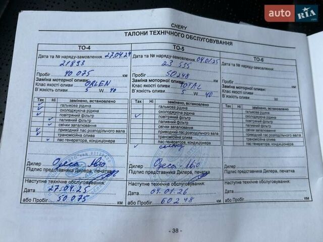 Бежевий Чері Tiggo 8, об'ємом двигуна 1.97 л та пробігом 53 тис. км за 16400 $, фото 51 на Automoto.ua