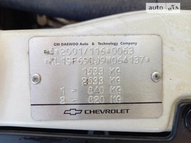 Білий Шевроле Авео, об'ємом двигуна 1.21 л та пробігом 196 тис. км за 3700 $, фото 27 на Automoto.ua