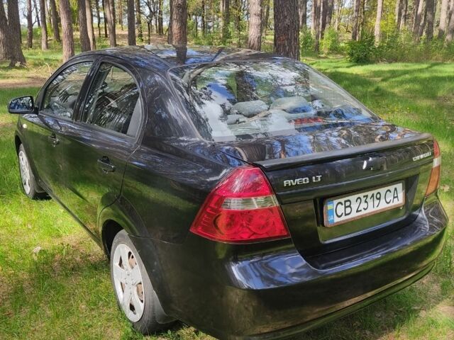 Черный Шевроле Авео, объемом двигателя 1.4 л и пробегом 194 тыс. км за 4100 $, фото 6 на Automoto.ua