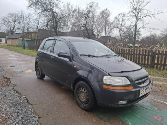 Черный Шевроле Авео, объемом двигателя 1 л и пробегом 342 тыс. км за 2300 $, фото 1 на Automoto.ua