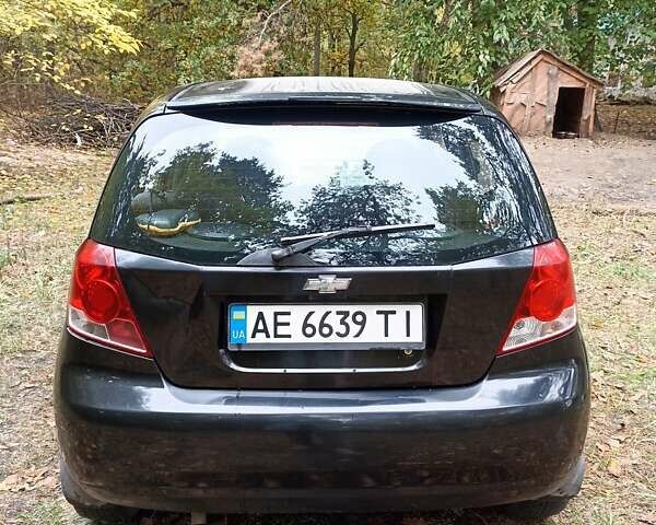 Черный Шевроле Авео, объемом двигателя 1.5 л и пробегом 216 тыс. км за 3500 $, фото 4 на Automoto.ua