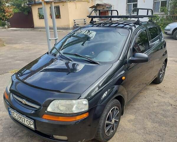 Черный Шевроле Авео, объемом двигателя 1.5 л и пробегом 265 тыс. км за 3000 $, фото 3 на Automoto.ua