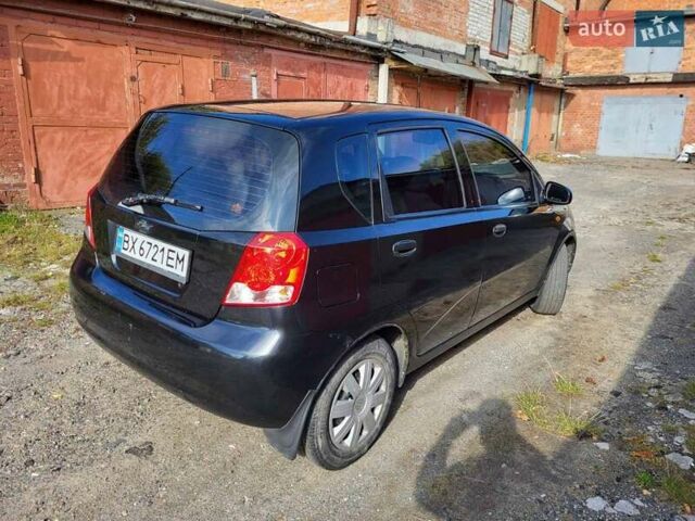 Черный Шевроле Авео, объемом двигателя 1.5 л и пробегом 220 тыс. км за 2850 $, фото 3 на Automoto.ua