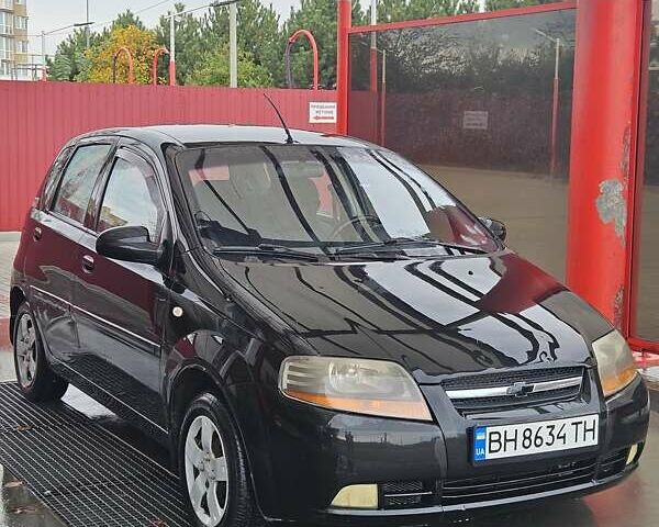 Черный Шевроле Авео, объемом двигателя 1.5 л и пробегом 212 тыс. км за 3000 $, фото 1 на Automoto.ua