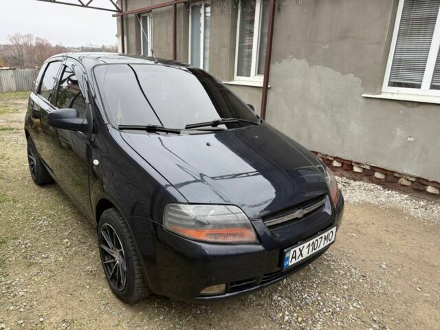 Черный Шевроле Авео, объемом двигателя 1.5 л и пробегом 230 тыс. км за 2600 $, фото 1 на Automoto.ua