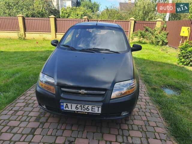 Черный Шевроле Авео, объемом двигателя 1.5 л и пробегом 244 тыс. км за 2500 $, фото 2 на Automoto.ua