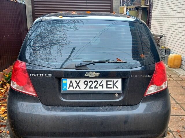 Черный Шевроле Авео, объемом двигателя 1.5 л и пробегом 188 тыс. км за 3200 $, фото 3 на Automoto.ua