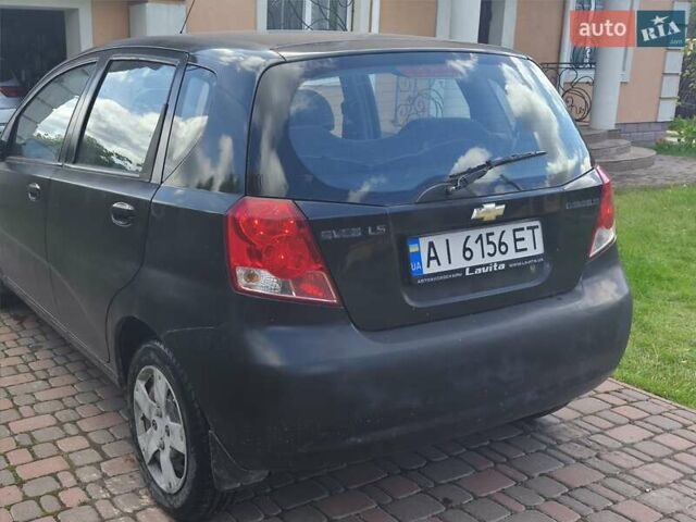 Черный Шевроле Авео, объемом двигателя 1.5 л и пробегом 244 тыс. км за 2500 $, фото 4 на Automoto.ua