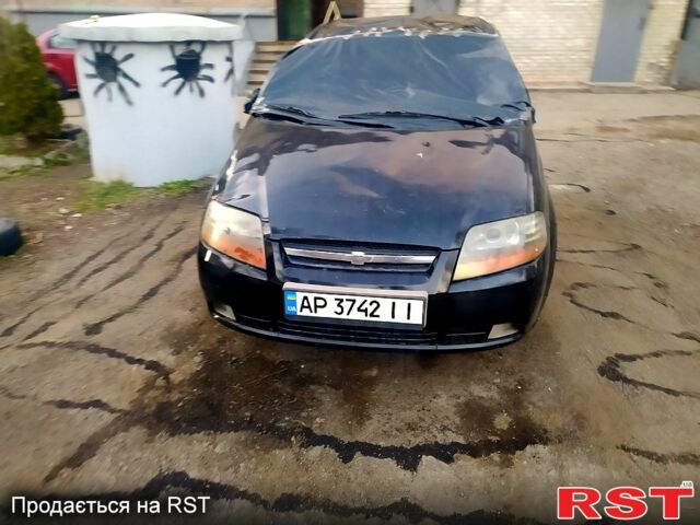 Черный Шевроле Авео, объемом двигателя 1.5 л и пробегом 160 тыс. км за 1200 $, фото 2 на Automoto.ua