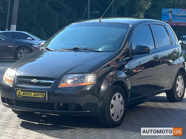 Черный Шевроле Авео, объемом двигателя 1.5 л и пробегом 323 тыс. км за 3800 $, фото 2 на Automoto.ua